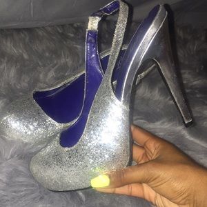 Women’s sparkly heels